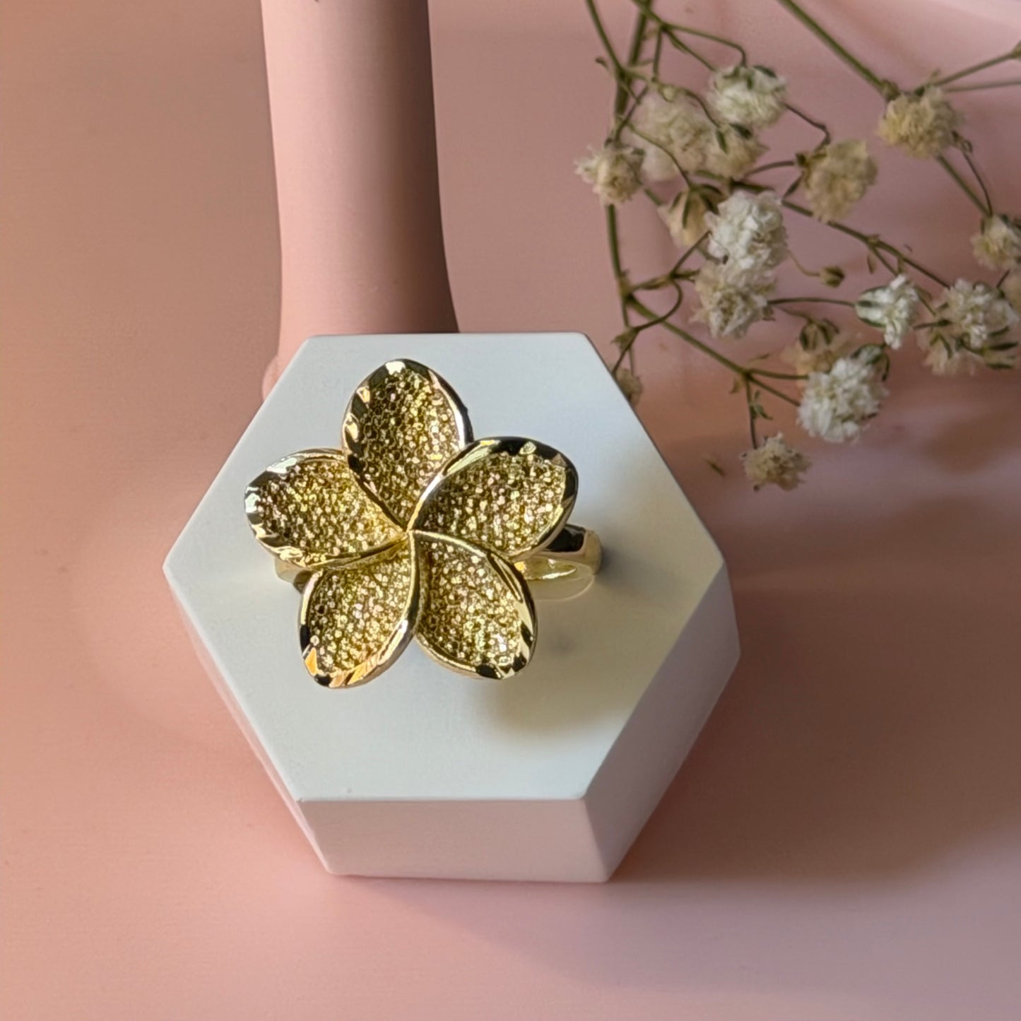 Golden Sakura Ring