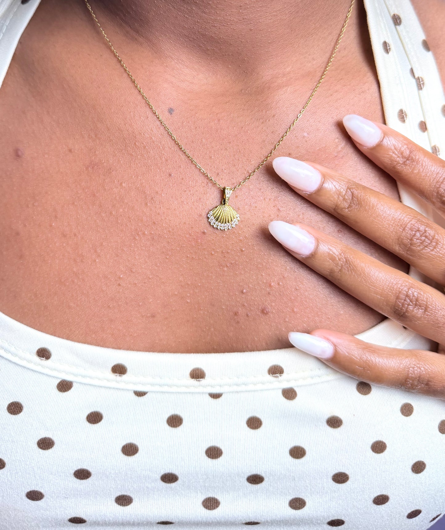 🐚 Seashell Charm Necklace